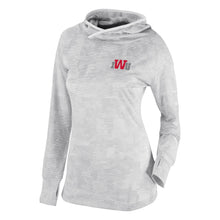Load image into Gallery viewer, Columbia Ladies Omni Wick Sunday Ball Hoodie, White/Grey (F23)