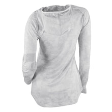 Load image into Gallery viewer, Columbia Ladies Omni Wick Sunday Ball Hoodie, White/Grey (F23)