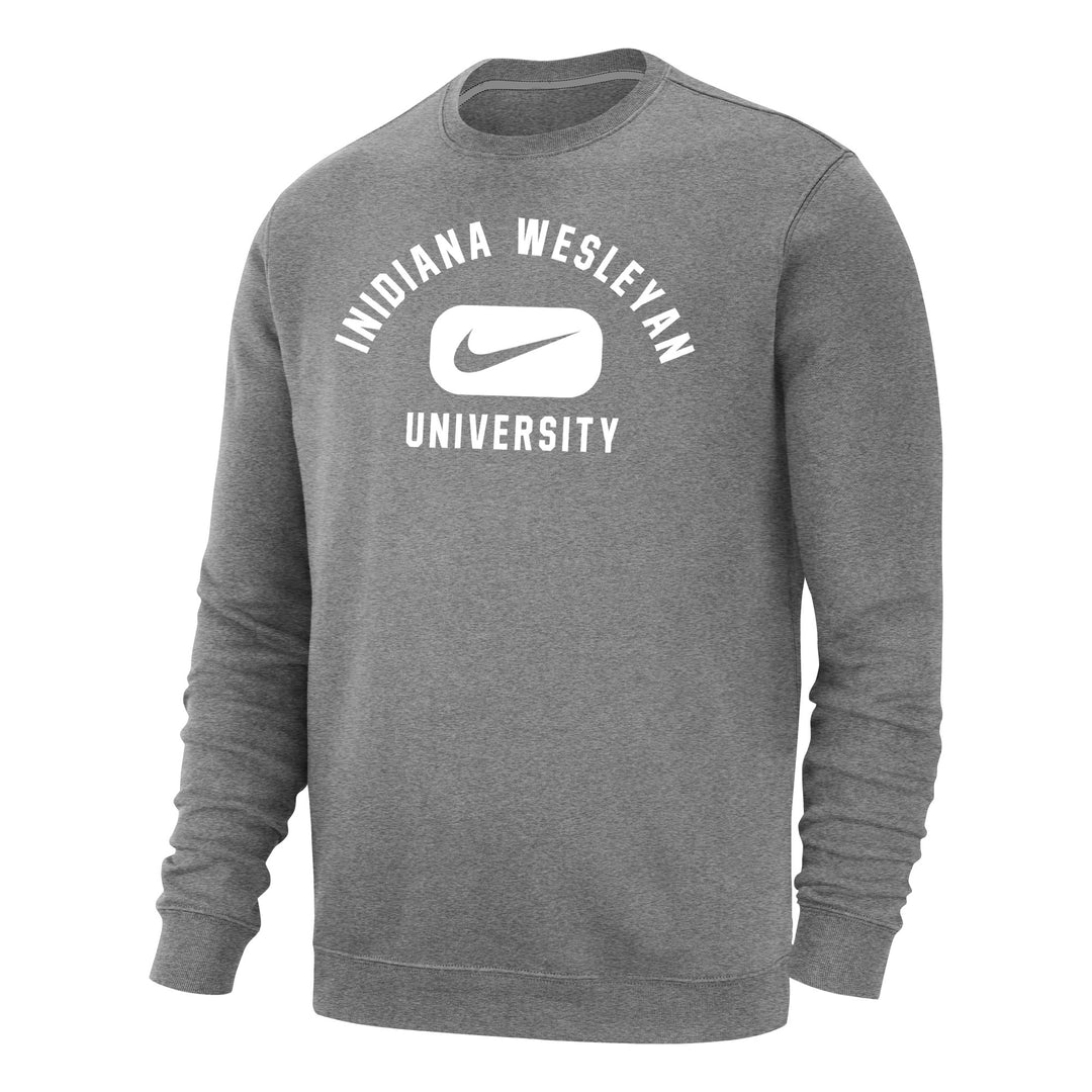 Nike Club Fleece Crew | Dark Heather