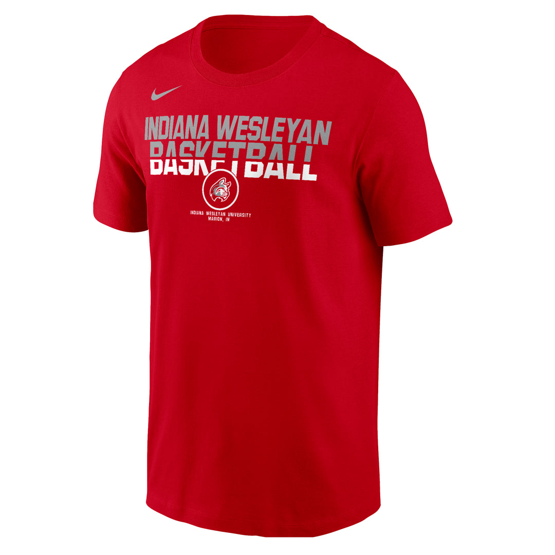 Nike Core Cotton Short Sleeve Basketball Tee | Red
