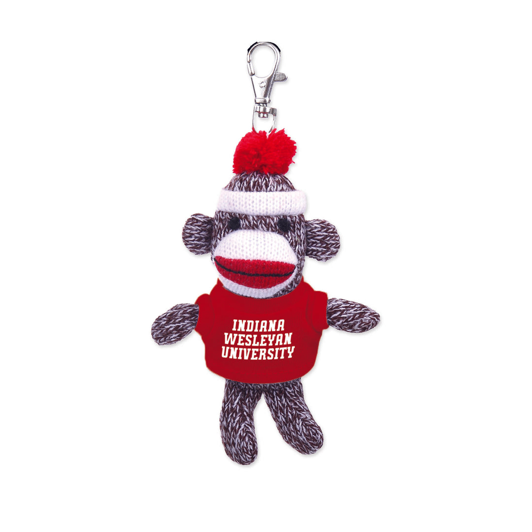 Sock Monkey Key Tag | Red Shirt