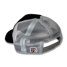 Load image into Gallery viewer, Bar Design Mesh Hat, Black/Light Grey (F23)