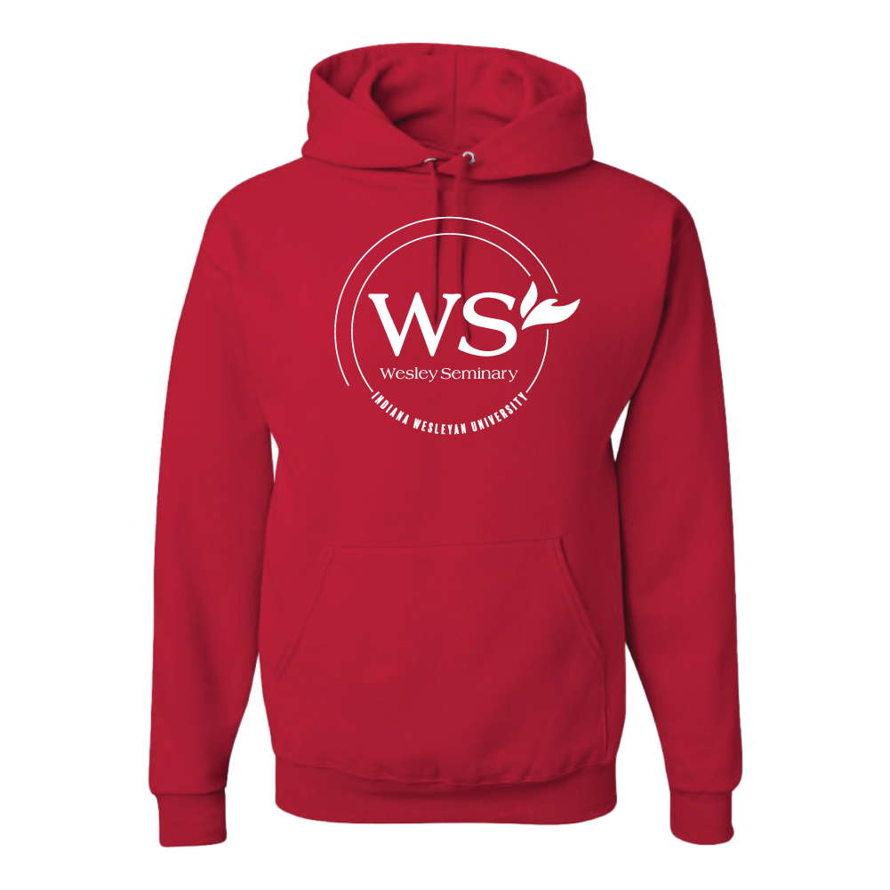Jerzees NuBlend Seminary Hooded Sweatshirt | Red