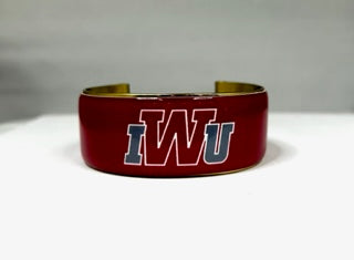 1" Art Deco Cuff | Red