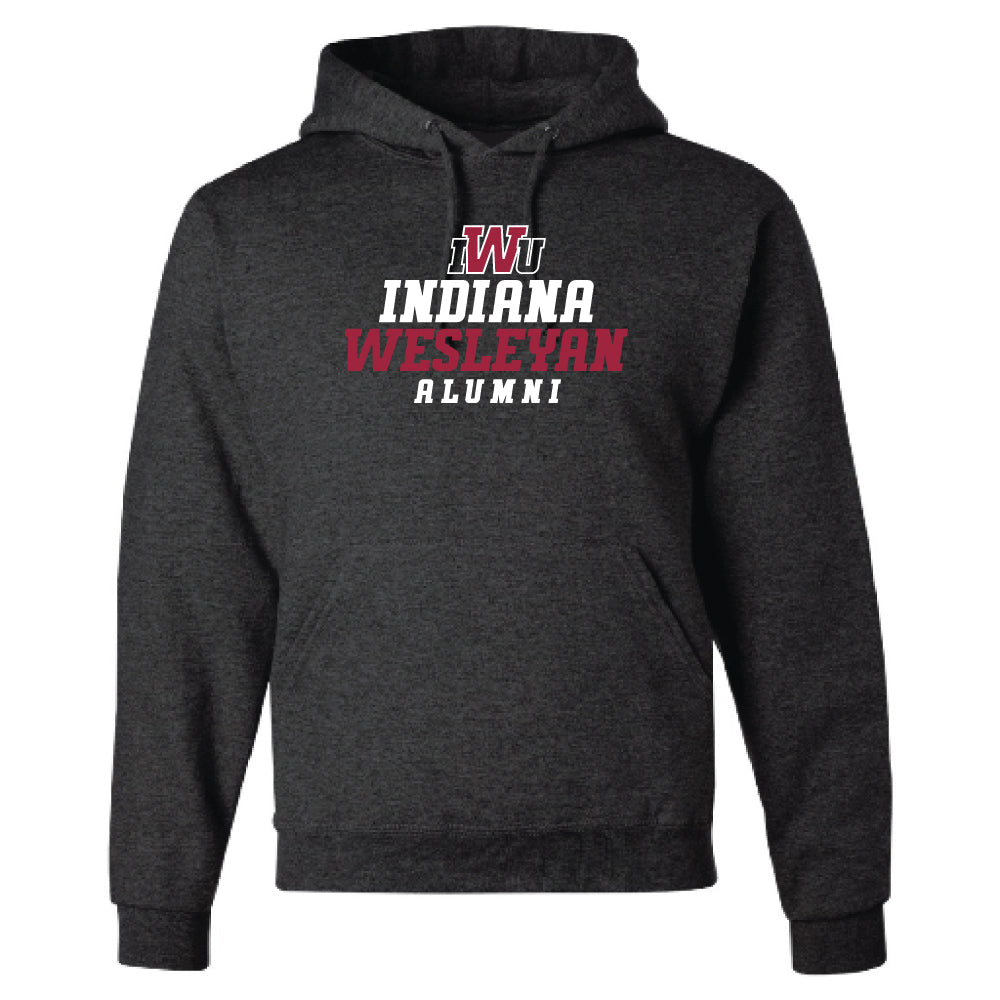 Alumni Hooded Sweatshirt | Black Heather