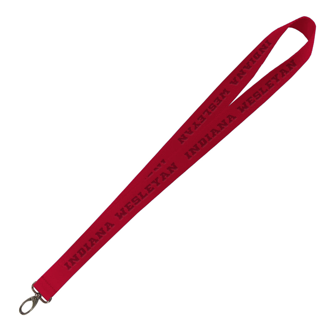 Phillips Jacquard Lanyard | Red