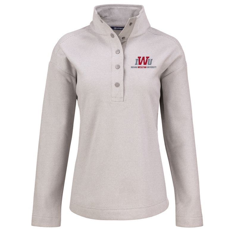 Ladies Hunts Point Fleece Snap Pullover | Polished
