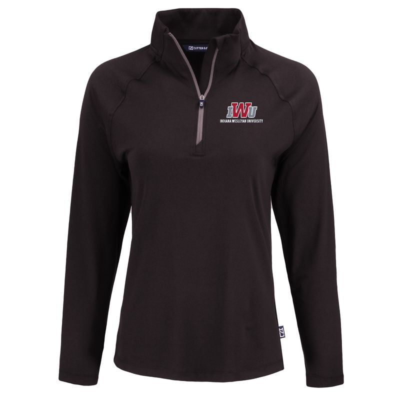 Ladies Coastline Quarter Zip | Black