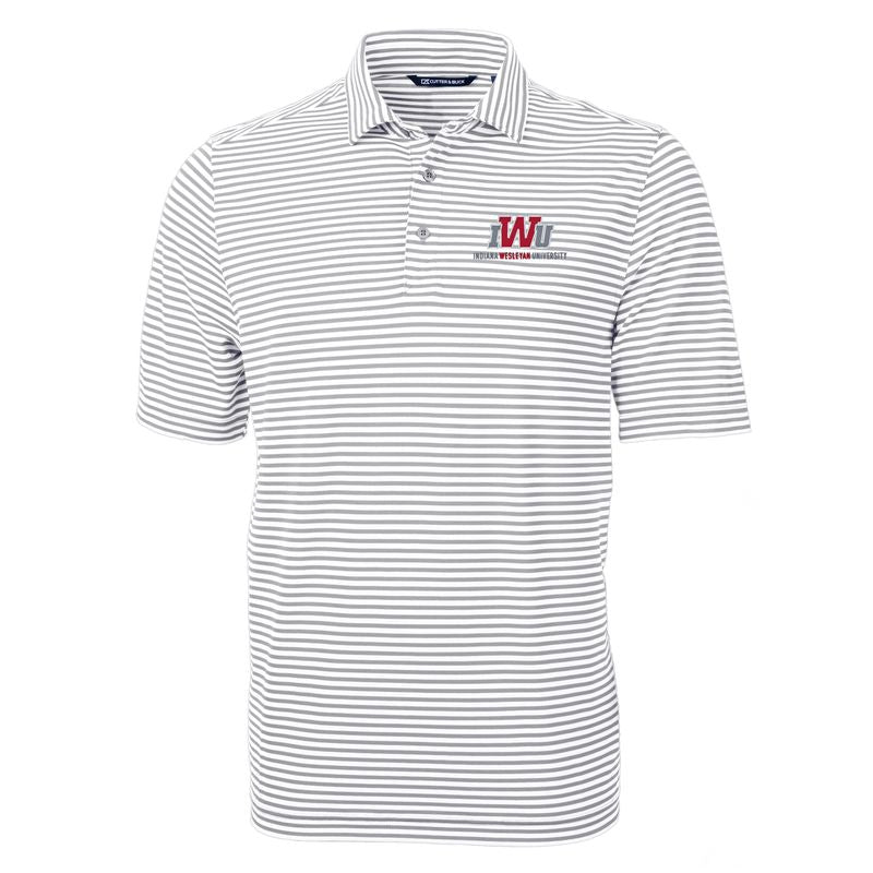 Men's Pique Stripe Polo | Polished