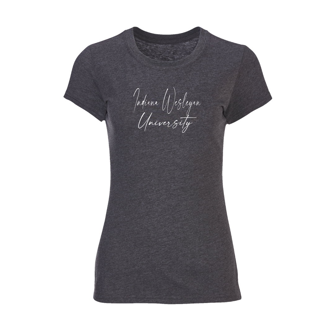 Ladies Tri-Blend Tee | Charcoal Heather