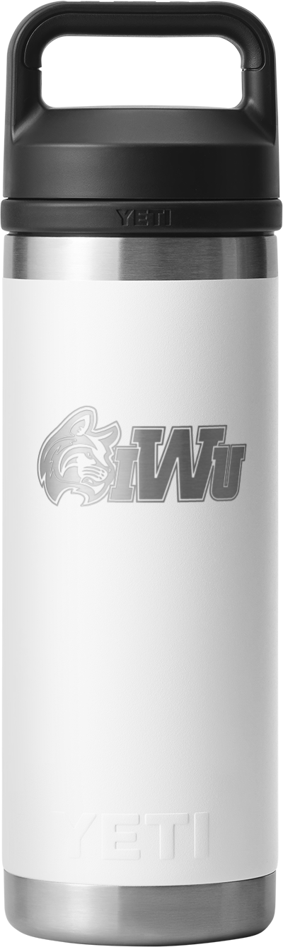 18Oz Rambler Bottle w/Chug Cap | White