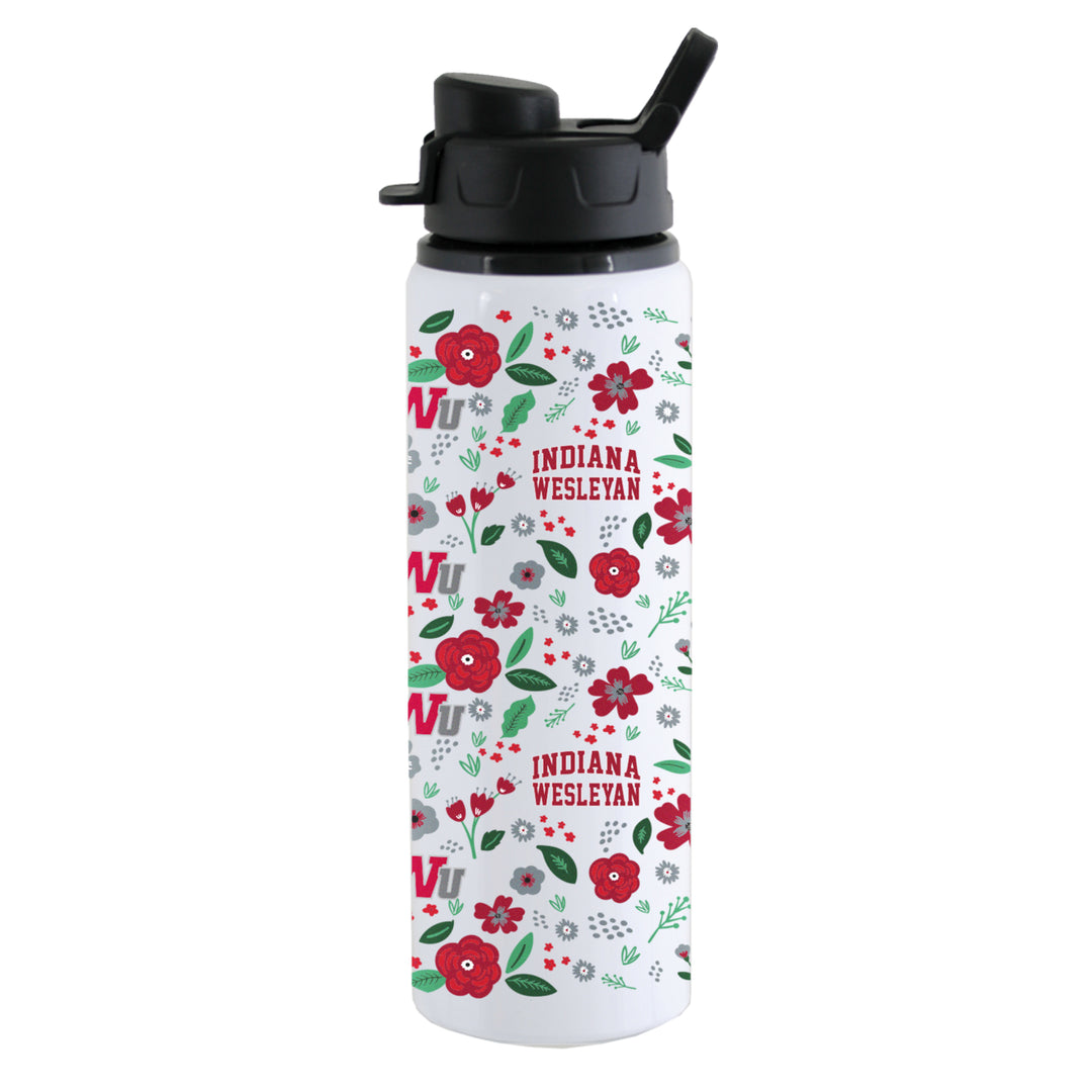 Savannah Journey Sport Bottle | Floral/White