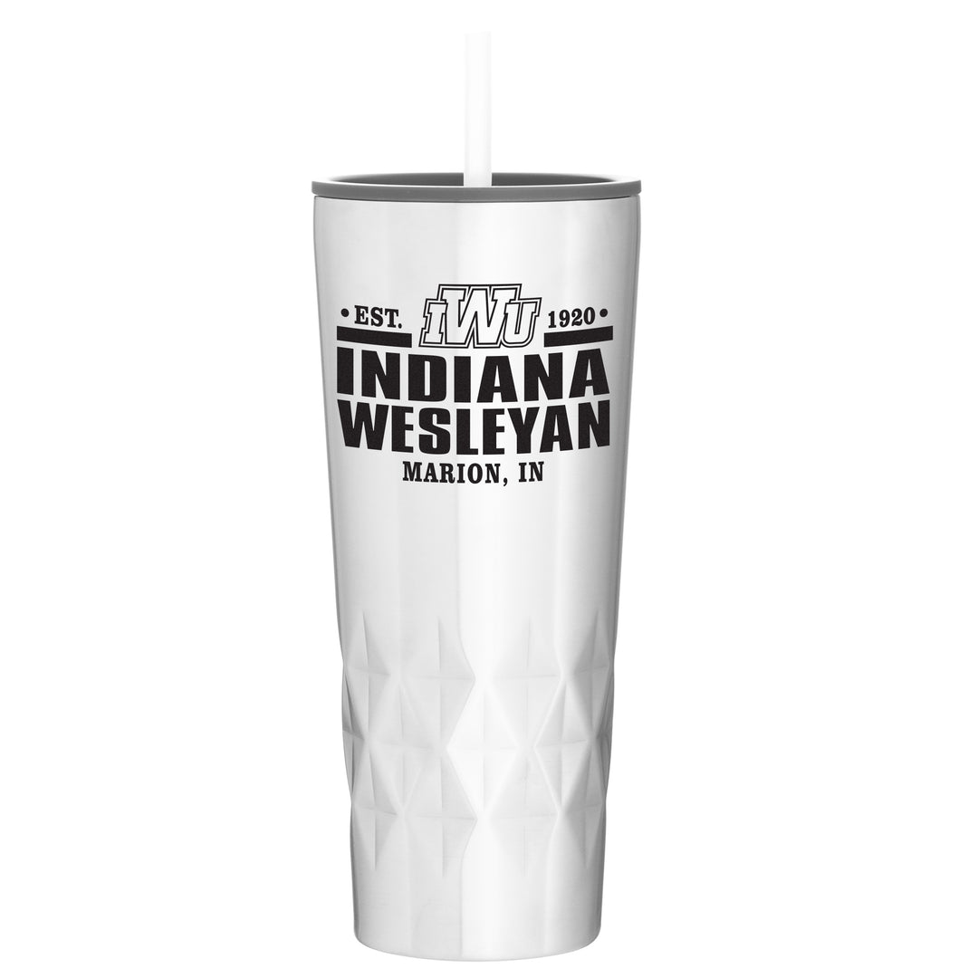 Triad Travel Tumbler | Silver