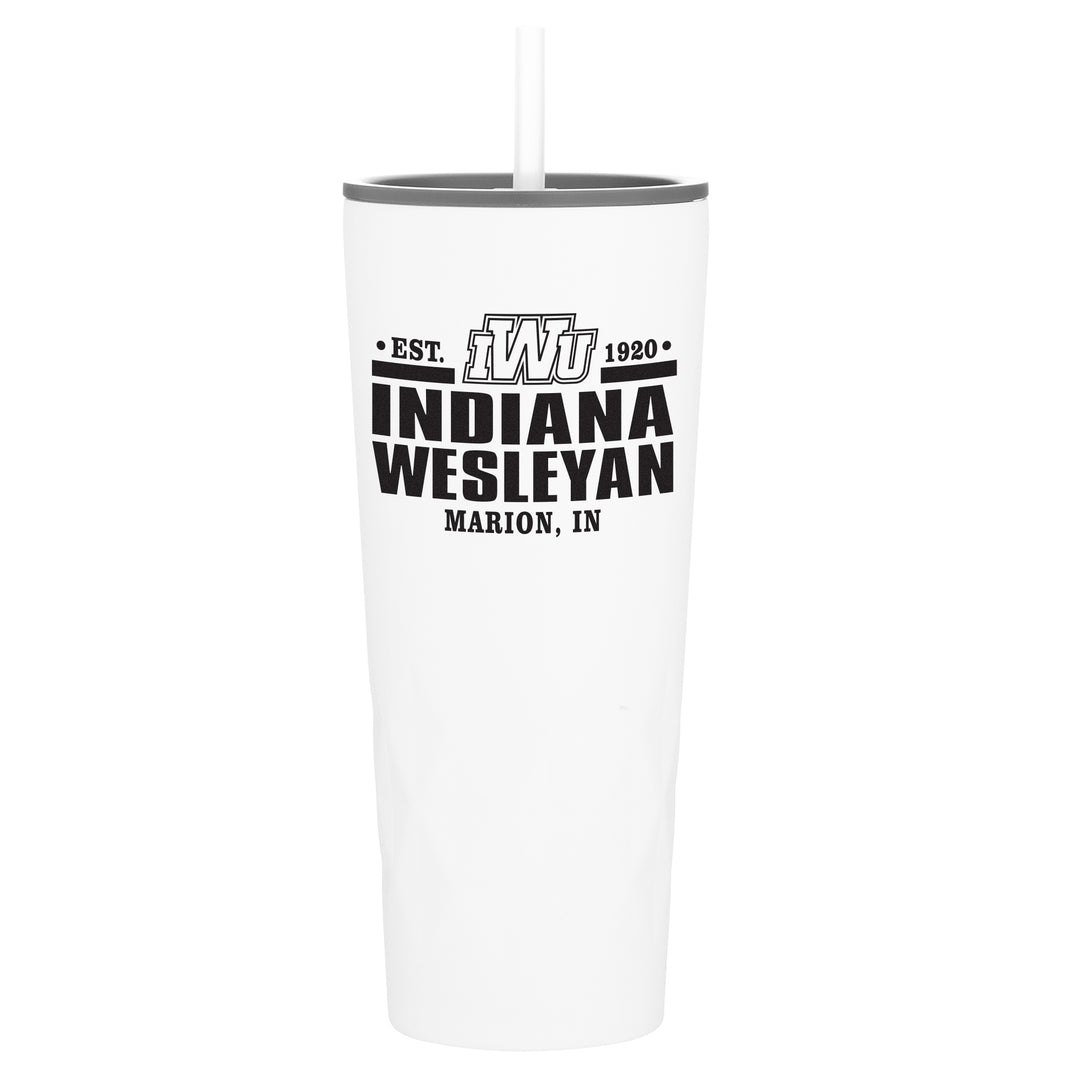 Triad Travel Tumbler | White