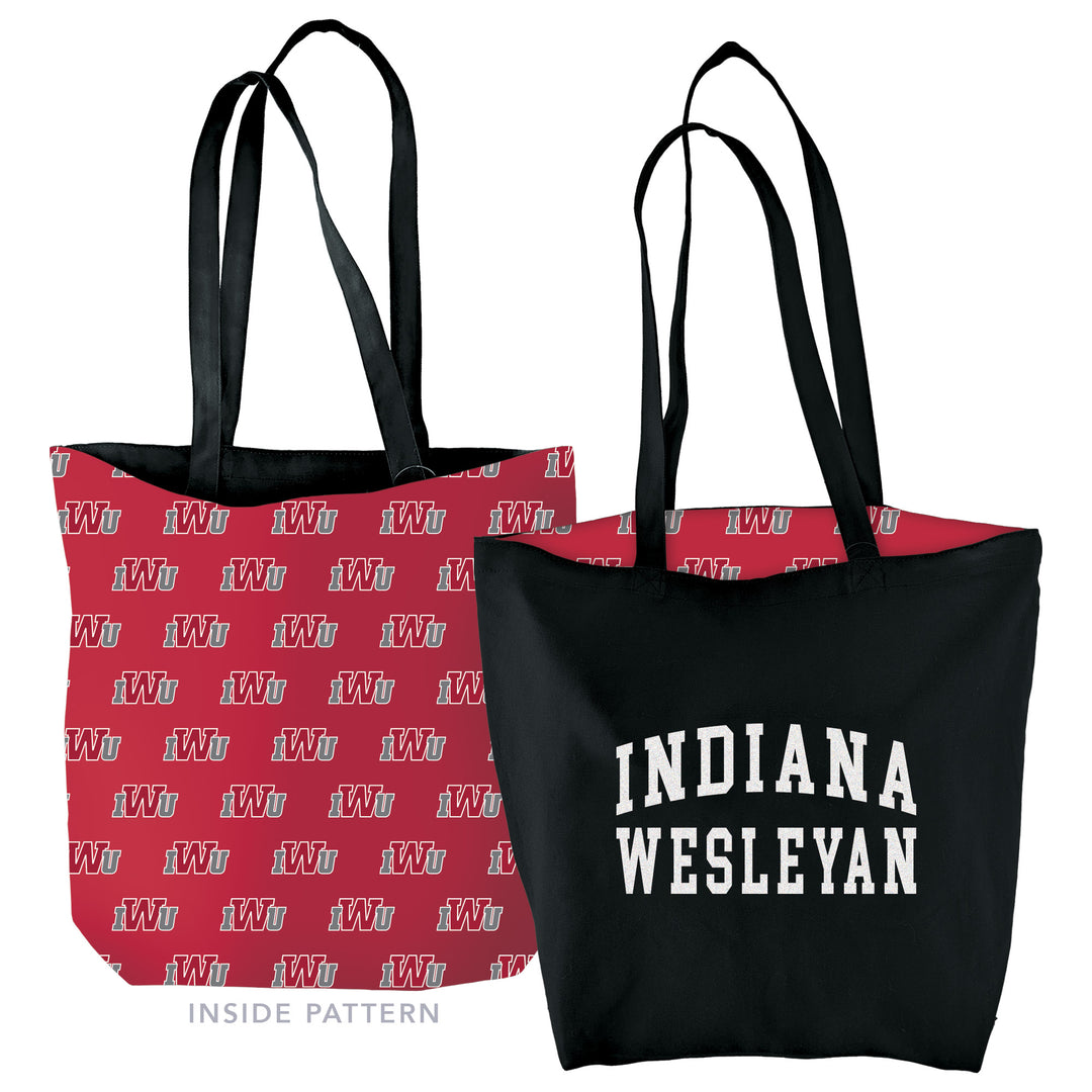 St. Johnsbury Tote | Black/Red