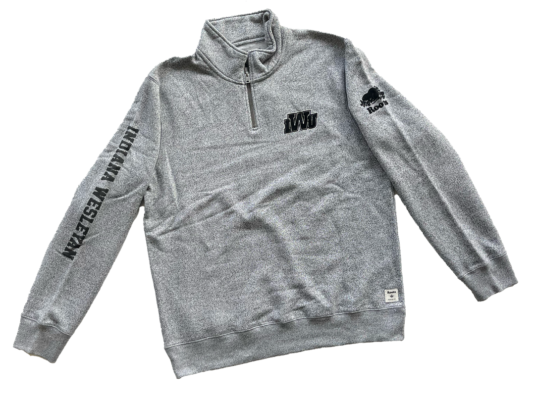 Roots Stein Quarter Zip | Salt & Pepper