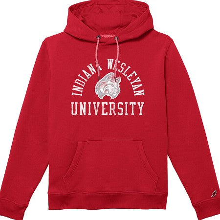 1991 Brushed 80/20 Fleece Hood | Red