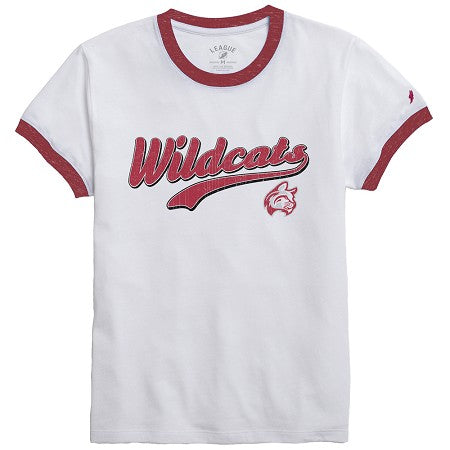 Ladies Intramural Ringer Tee | White