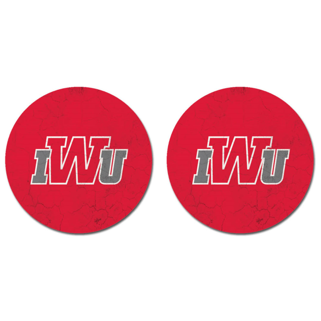 Sandstone Car Coaster 2-Pack | Red