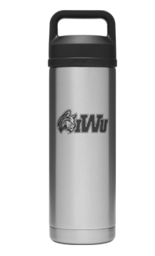 18Oz Rambler Bottle w/Chug Cap | Stainless Silver