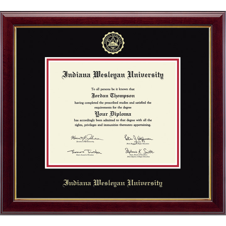 Church Hill Classics Gold Embossed Diploma Frame | Black (#4)