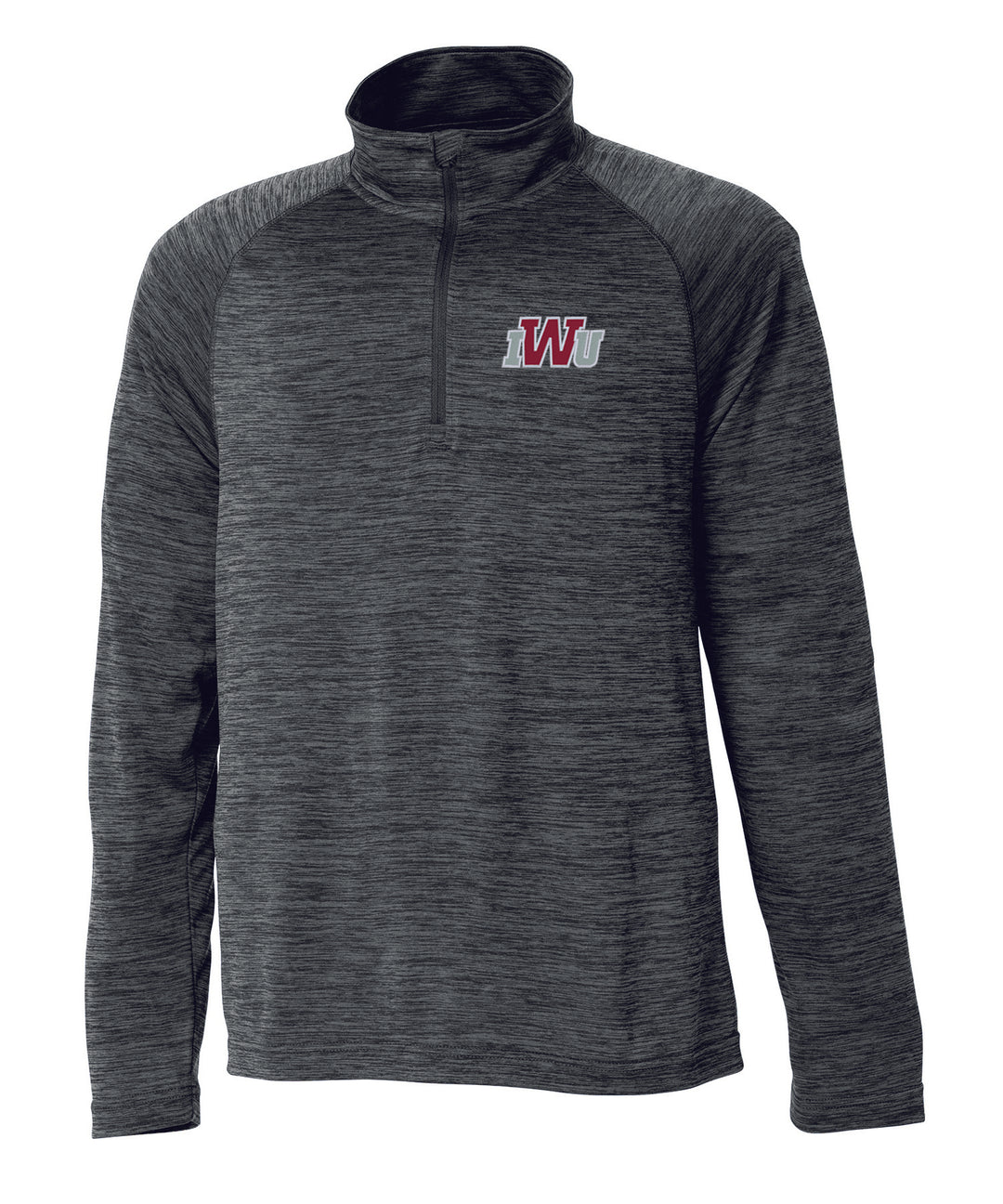 Women's Space Dye Performance Pullover | Black