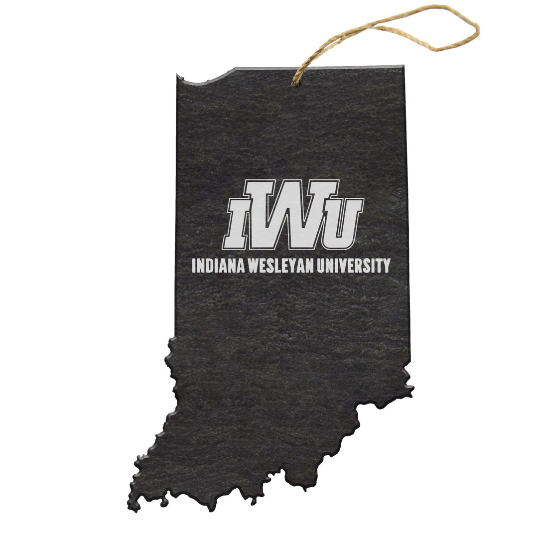 State Shaped Ornament | Slate