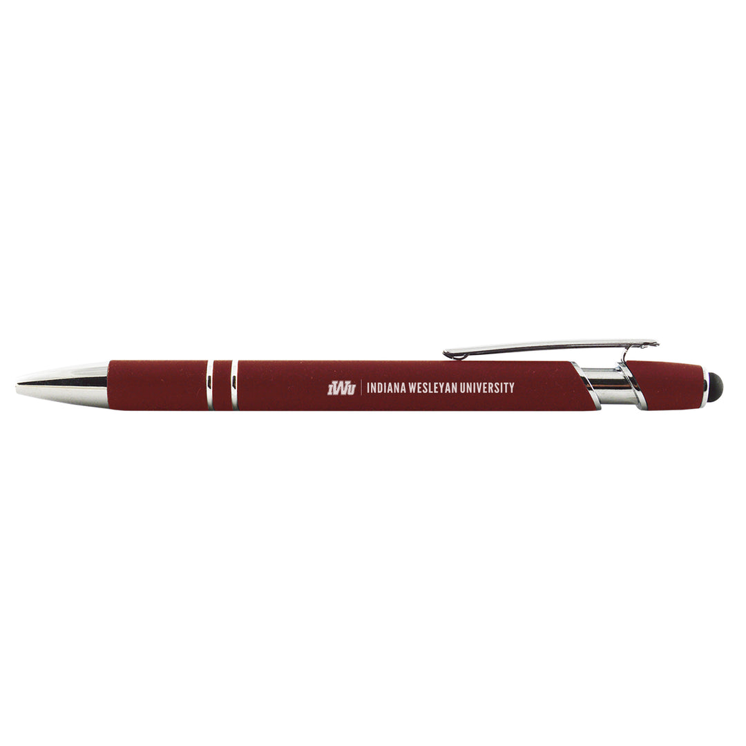 Rubber Grip Stylus Pen by LXG | Red