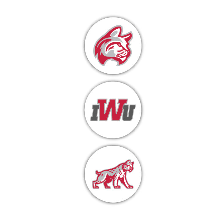 IWU Small Round Decal