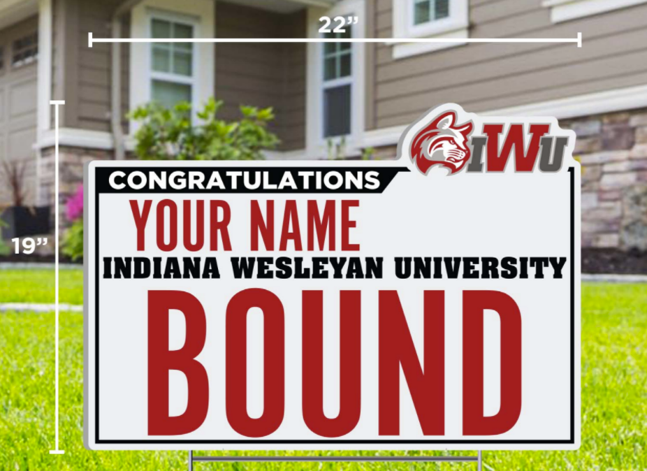 Custom Graduation Yard Sign | Name Bound