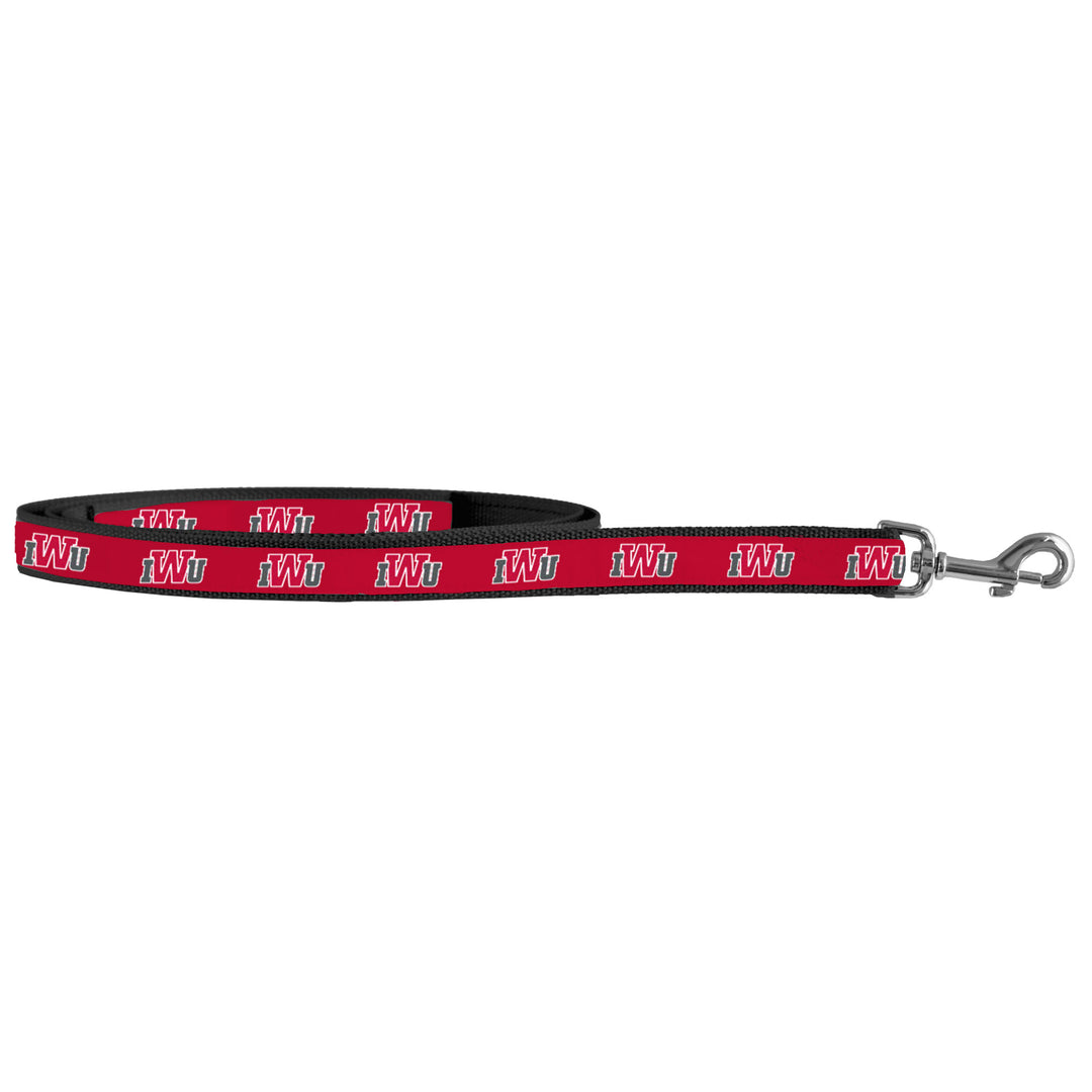 Spirit Wellington Embroidered Pet Leash | Red/Grey