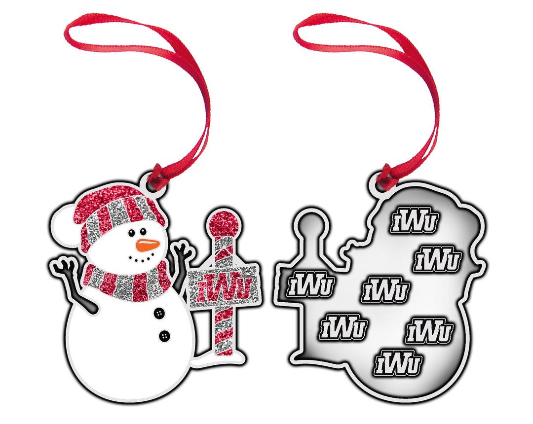 Pewter Snowman Ornament