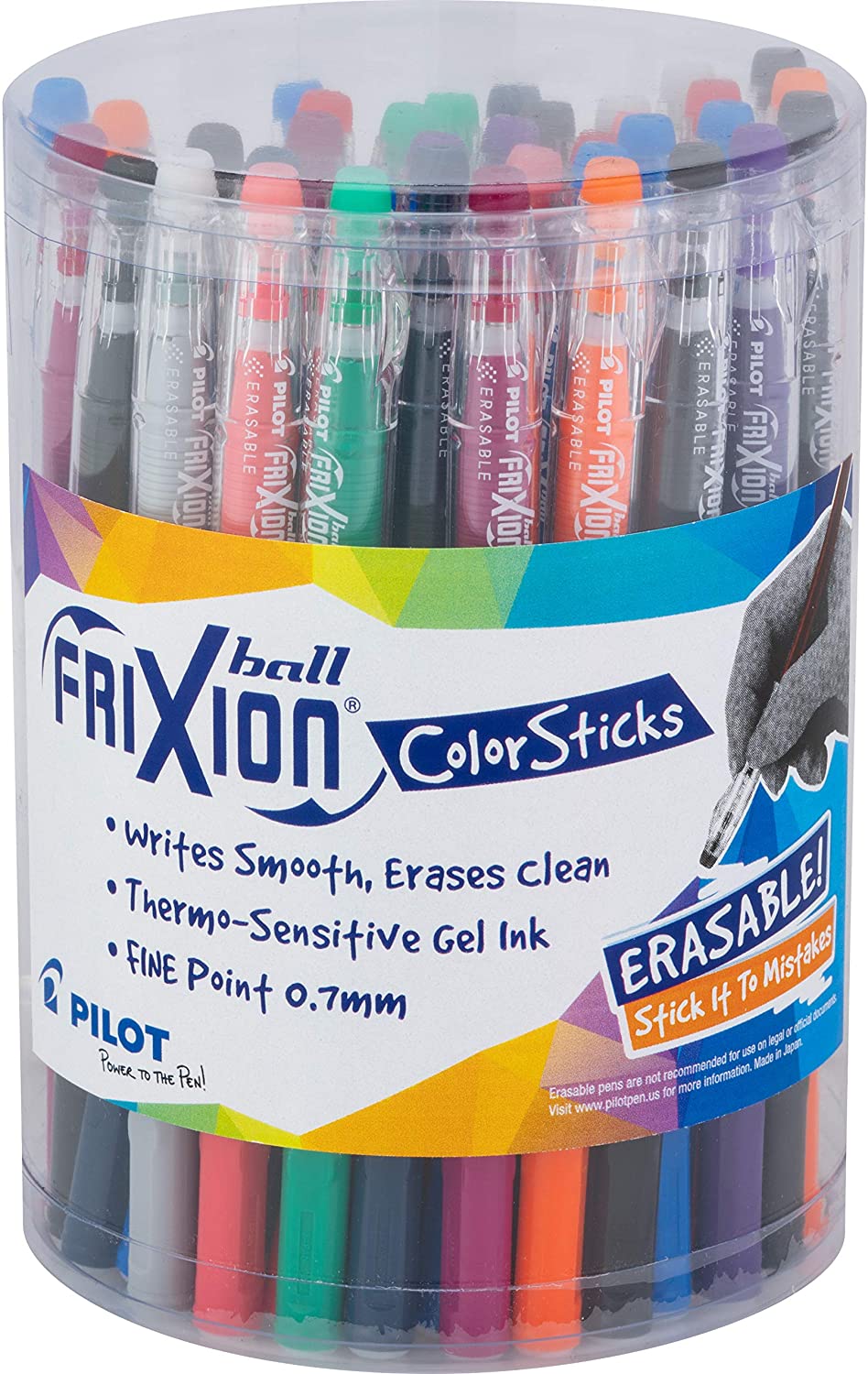 Pilot Frixion Colorstocks Erasable Gel Pen