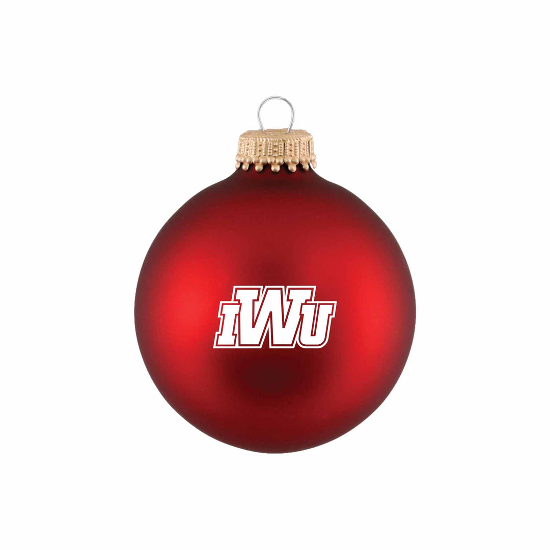 Spirit Glass Ball Ornament | Red Matte