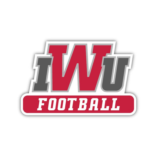 IWU Football Decal