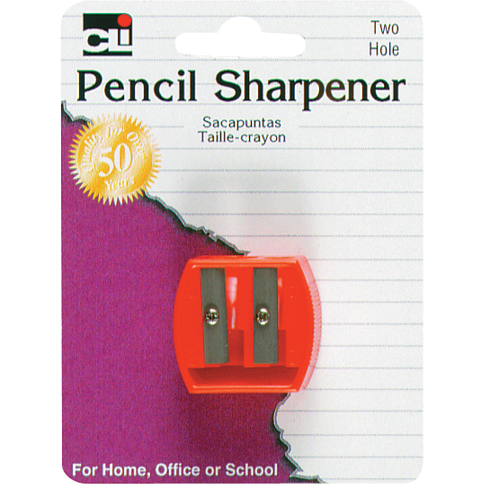 Pencil Sharpener 2 Hole 1Pk