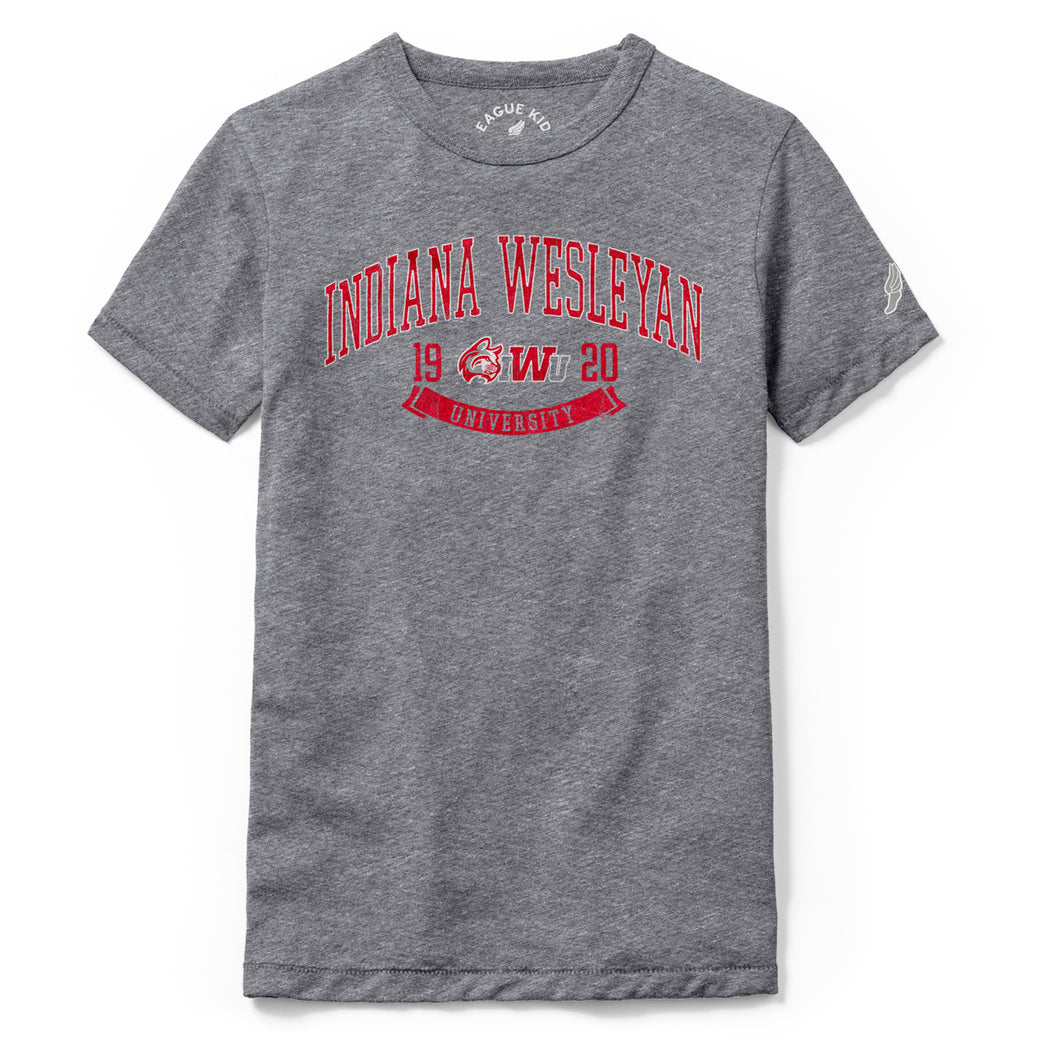 Youth Victory Falls Tee, Fall Heather
