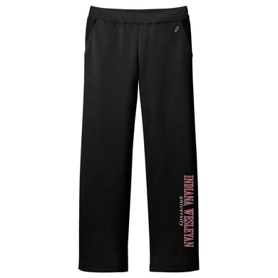 Ladies Reverse Fleece Pant, Vintage Black (S23)