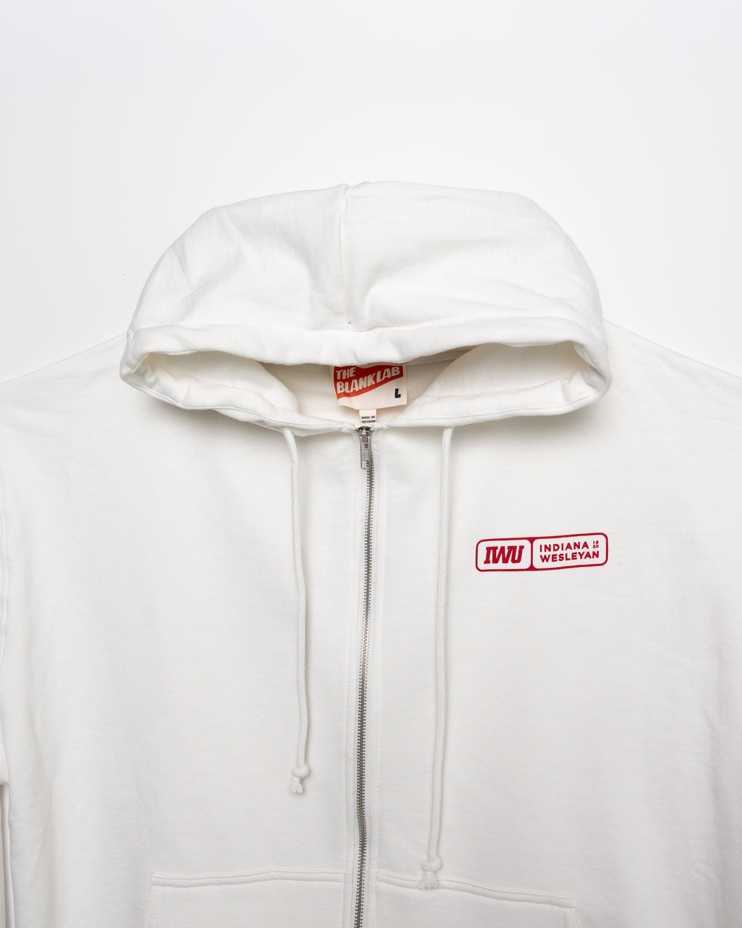 Blank Lab Zip Hoodie | Off-White