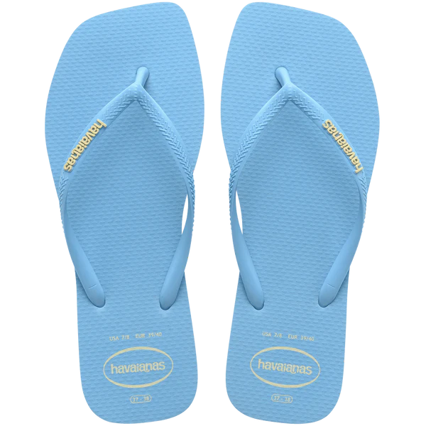 Ladies Lavender Blue Slim Square Sandal