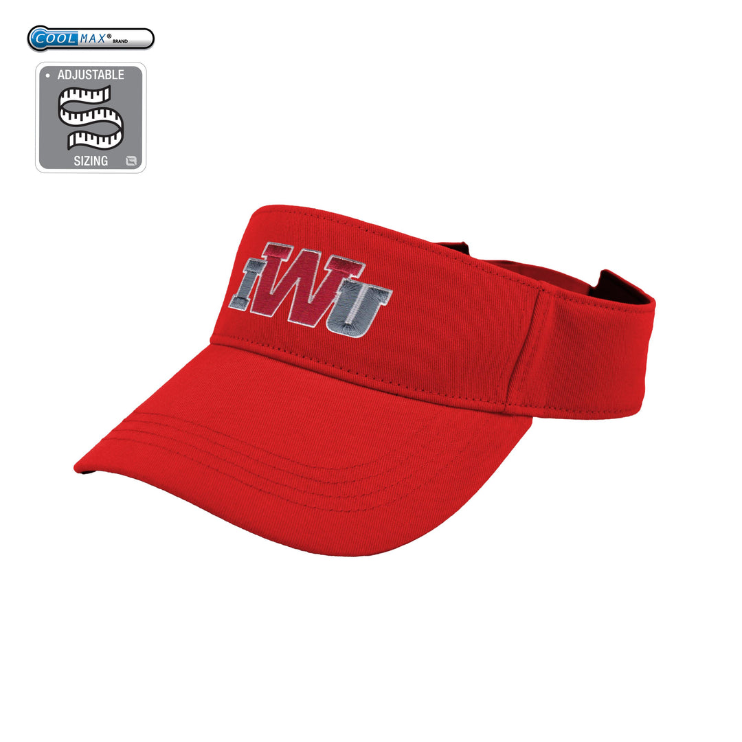 Slice Cotton Visor | Red