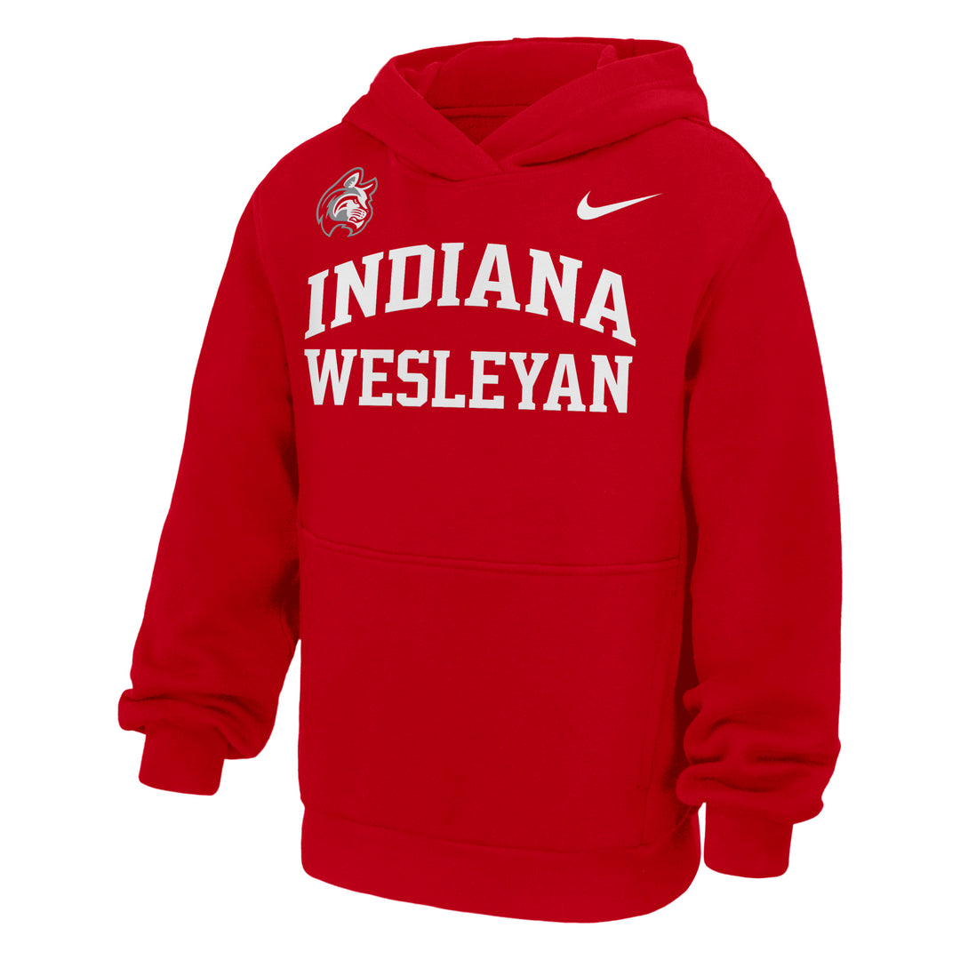 Youth Club Fleece PO Hoodie | Red
