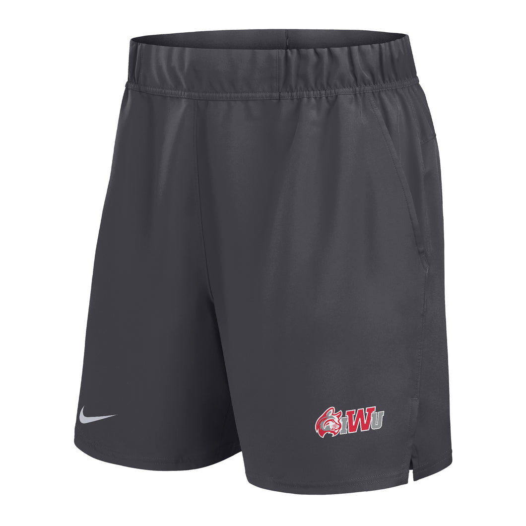 Nike Victory Short, Wildcat IWU logo, Anthracite (Core F23)