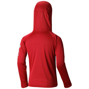 Columbia Youth Terminal Tackle Hoodie, Red (F23)