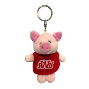 Plush Key Tag, Pig