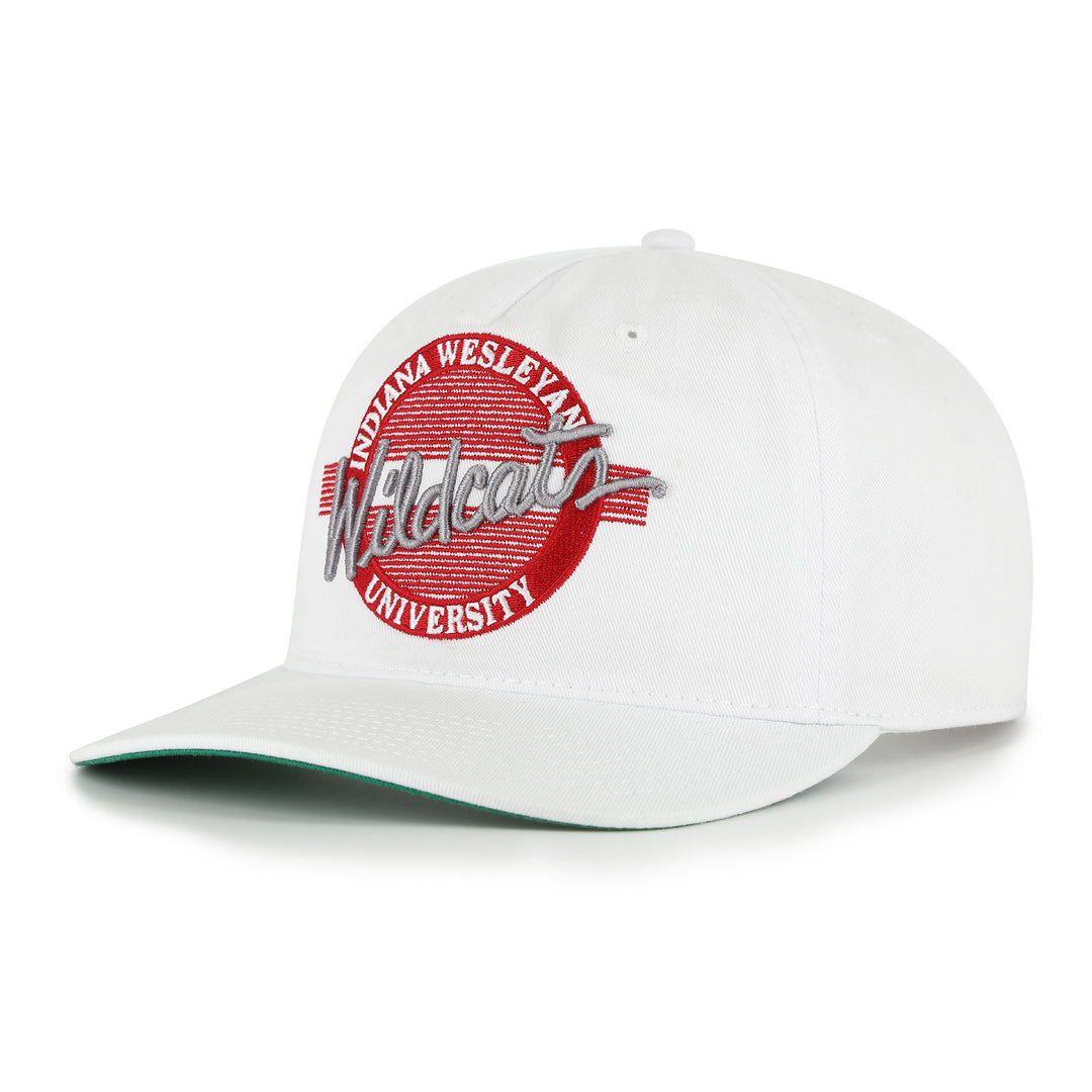 Retro Circle 80's Throwback | White
