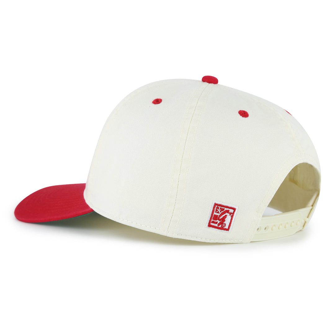 Retro 80s Circle Two-tone | Red