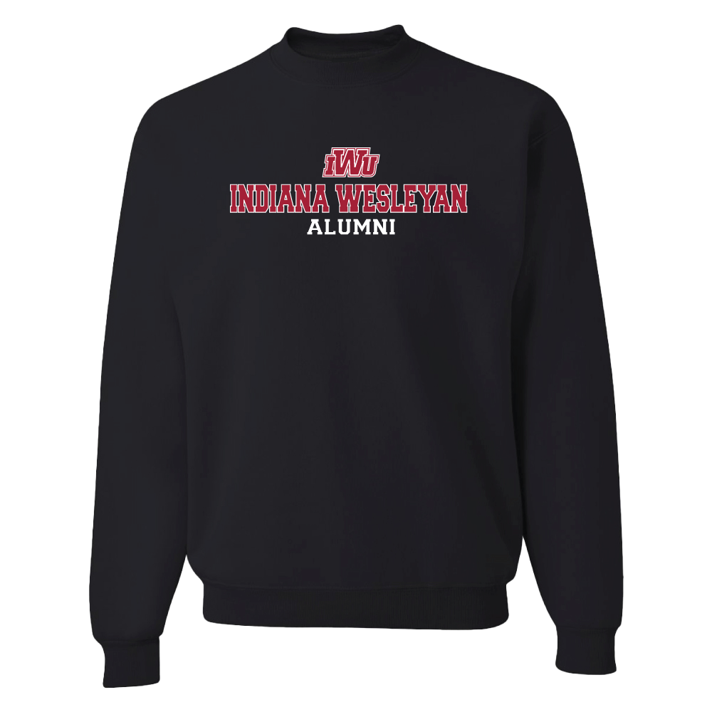 Alumni Crewneck Sweatshirt, Black