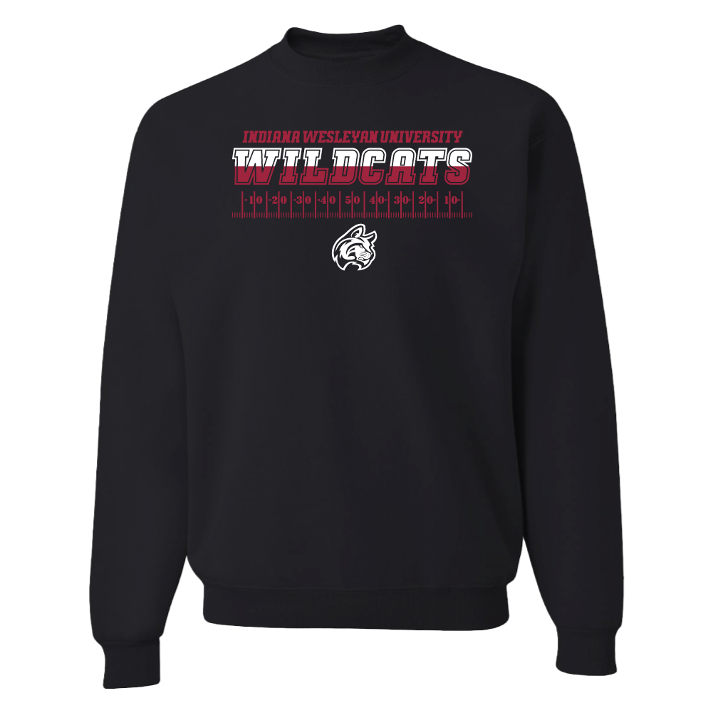 Crew Football Sweatshirt, Black (F24)