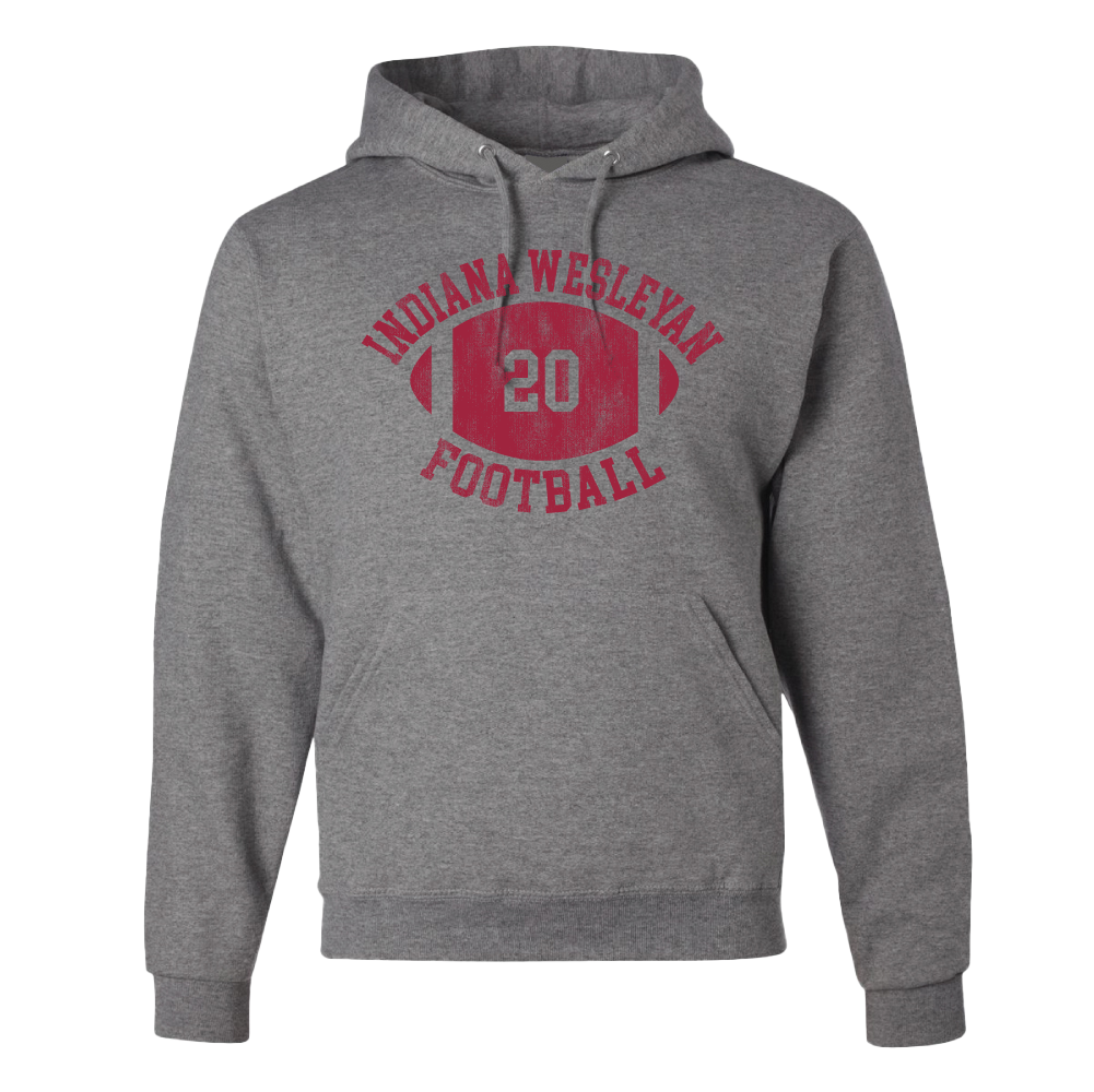 Hooded Football Sweatshirt, Oxford (F24)